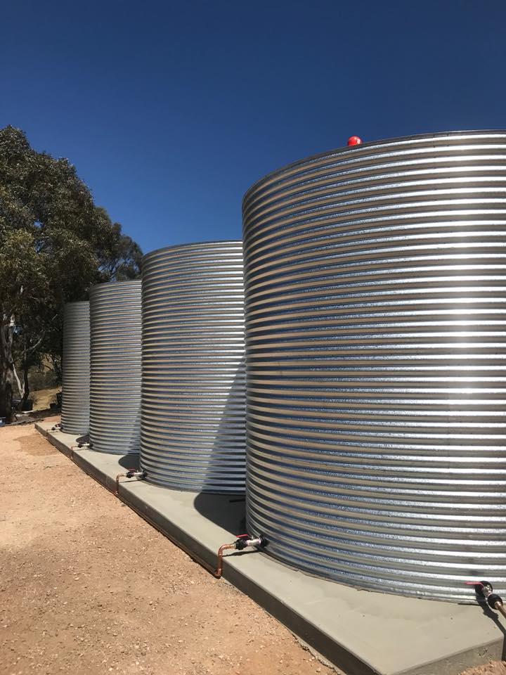 galv rainwater tanks